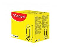 Trombones Maped Médium - Attache-Lettres 32 Mm, Boîte De 1000