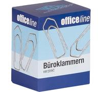 Trombones WEDO 32 mm pointus, paquet de 100, galvanisé brillant