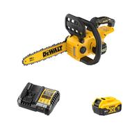 Tronçonneuse 18V 30cm DCMCS565N-XJ + 1 batterie 18V 5 Ah + chargeur DCB1104-QW DEWALT