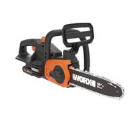 Tronçonneuse 20V WORX - WG322E.1 (guide 25 cm lubrification automatique de la chaîne 1 batterie 2Ah + chargeur)