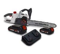Tronçonneuse 40V (2x20V) X-Performer XPTRO40LI-2B - Double Sécurité - Graissage Auto + 2 Batteries 2Ah - Double chargeur G