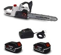 Tronçonneuse 40V (2x20V) XPTRO40LI-2B - Double Sécurité - Graissage Auto + 2 Batteries 4 Ah - chargeur