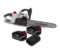 Tronçonneuse 40V (2x20V) X-Performer XPTRO40LI-2B - Double Sécurité - Graissage Auto + 2 Batteries 4Ah - Double chargeur G