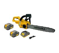 Tronçonneuse à batterie NEMURA 40V + 2 Batteries 4Ah + Chargeur rapide - Coupe de 40cm