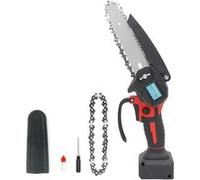 Tronçonneuse à batterie sans fil 6 pouces - Moteur cuivre - Compatible Einhell - Légère - Sans batterie