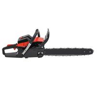 Tronçonneuse à essence - 2 temps, 58 cm³ - guide-chaîne de 45 cm - 11 000 tr/min - Pour la forêt, le jardin et la cour - Noir