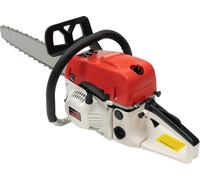Tronçonneuse à essence 52 cm³ - Modèle 5200 - Guide-chaîne de 50 cm - Moteur monocylindre 2 temps refroidi par air - Démarreur à lanceur - Multicolore