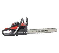 Tronçonneuse à essence - 58 cm³ 2 temps - guide-chaîne de 48 cm - 2,2 kW - pas de 8,25 mm - réservoir de 560 ml - 2 800–11 000 tr/min - noir/rouge