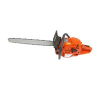 Tronçonneuse à essence 65 cc, 3,4 kW, 24 pouces, 2 temps | Tronçonneuse, démarrage manuel, 12 000 tr/min, rail de guidage de 61 cm, pour le travail du bois