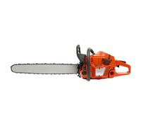 Tronçonneuse à essence 65 cc 61 cm 3,4 kW 12 000 tr/min pour coupe du bois | Tronçonneuse à essence - Scie à 2 temps - Refroidie par air - Mélange 25:1 - 8,5 kg - Acier au manganèse - Pour bûcheron