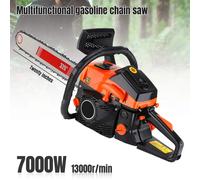 Tronçonneuse à essence 68 cm³, 20 pouces, 7000 W, 2 temps, professionnelle pour la coupe d'arbres et l'abattage du bois, barre de 55 cm, tronçonneuse puissante pour usage domestique, scies d'abattage,