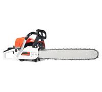 Tronçonneuse à essence - Modèle 5200 - Moteur 2 temps de 52 cm³ - Longueur de guide-chaîne : 51 cm - 7 500 tr/min - Moteur monocylindre refroidi par air - Rouge/Blanc