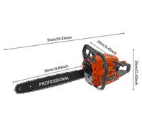 Tronçonneuse à essence - Modèle 5800 - Moteur 2 temps de 58 cm³ - 2,4 kW, 8 500 tr/min - Longueur de guide-chaîne : 50 cm - Orange