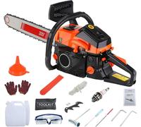Tronçonneuse à essence - Tronçonneuse 68 cm³ - 7 000 W - Moteur 2 temps - Guide-chaîne de 50 cm - Pour l'abattage d'arbres et la coupe de bois de chauffage