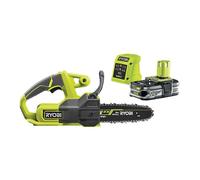Ryobi Tronçonneuse sans fil compacte RY18CS20A-125 – Guide 20 cm, 1x 18V 2,5Ah + chargeur 1,5Ah