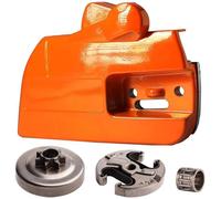 Tronçonneuse Couvercle latéral d'embrayage de Frein de chaîne et Tambour d'embrayage .325""7T pour Husqvarna 340 345 346 350