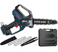 Tronçonneuse de 20,3 cm pour batterie Bosch 18 V GBA, auto-huileur, tronçonneuse d'élagage sans fil sans balais de 15,2 et 20,3 cm, mini tronçonneuse à piles pour la coupe du bois, la taille des