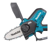 Tronçonneuse de branches Makita UC100DWA; 12 V; 10 cm rail de guidage; 1x2 0 Ah accu.