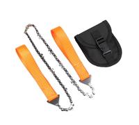 Tronçonneuse de Poche Portable en Acier pour Branches, Chasse et Urgence | Étui de Rangement Inclus, Format Léger, Coupe le Bois Broussailles, Outil Silencieux pour Propriétaires