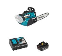 Tronçonneuse d'élagage 18V 25cm DUC258Z + 1 batterie BL1850B 18V 5 Ah + chargeur rapide DC18RC MAKITA