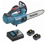 Tronçonneuse d'élagage - MAKITA - DUC254RT2 - Brushless - 2 batteries 5.0Ah - Chargeur rapide DC18RC
