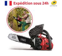 Tronçonneuse d'Élagage Thermique de 700 W et à Guide Chaîne de 25 cm