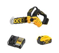 Tronçonneuse élagueuse 18V 20 cm DCMPS520N-XJ + 1 batterie 18V 5 Ah + chargeur DEWALT