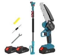 Tronçonneuse Élagueuse 6"", Élagueuse sur percheTige 2m 3 Niveaux 18000rpm 10m/s Compatible Makita Pour Arbre Jardin