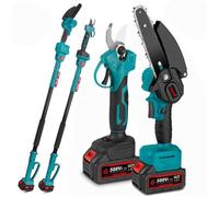 Tronçonneuse élagueuse sur perche - ONEVAN - 6 pouces (15 cm) - 450W - Perche télescopique 3 sections