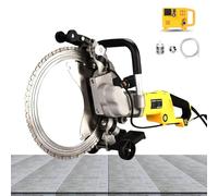 Tronçonneuse Électrique 5000W | Scie à Béton Portative avec 3 Lames (400mm/500mm/600mm) | Profondeur de Coupe 29cm/39cm/49cm | Coupe Humide pour Pierre, Briques, Armatures | Professionnel & DIY L