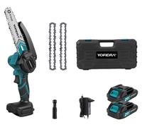 Tronçonneuse électrique, 6 pouces, coupe à grande vitesse, kit 2 batteries