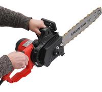 Tronçonneuse électrique - À guidage manuel - Guide-chaîne 40 cm - Puissance 2000 W - Vitesse de chaîne 650 m/min - Pour couper du bois - Noir