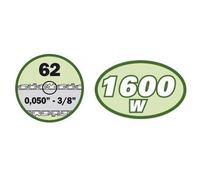 Tronconneuse electrique de 2200 W avec guide 450mm Ribiland PRTRE450