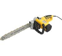 Tronçonneuse électrique, moteur 2000 W, réglage de la chaîne sans outil, jaune, UE