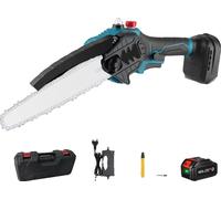 Tronçonneuse électrique, puissance 1500W, taille de coupe 8 pouces, moteur brushless, 1X batterie set, EU