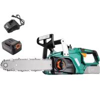 Tronçonneuse électrique sans fil 20 V – Lame de 30,5 cm – Batterie, chargeur et protection anti-rebond inclus – Puissante scie pour arbres et branches