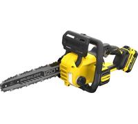 Tronçonneuse Électrique sans Fil Stanley Fatmax, Brushless, 18V, 30cm, Batterie 4Ah + Chargeur