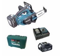 Tronçonneuse Makita DUC122RTE; 18 V; 2x5,0 Ah accu .; Barre de 11,5 cm