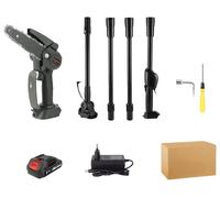 Tronçonneuse, modèle 2-en-1, moteur puissant, 1 jeu de batteries