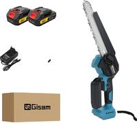 Tronçonneuse, moteur sans balai, sur batterie, kit complet, 2 batteries