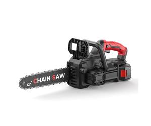 Tronçonneuse sans fil 2 en 1 - 30 + 40 cm - Double batterie 21 V - 3 500 W- Arrêt d'urgence par simple pression d'un bouton