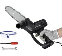 Tronçonneuse sans fil, 21 V, scie électrique pour arbres