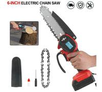Tronçonneuse sans fil 6"" compatible batterie Einhell vitesse 6m/s taille haies jardin