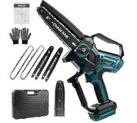 Tronçonneuse Sans Fil 6 Pouces-Makita18V Interface, Moteur Sans Balais 600W | Électrique (Sans Batterie) Avec 2 Chaînes, Compatible Avec Les Modèles Bl1820B, Bl1830B, Bl1840B, Bl1850B