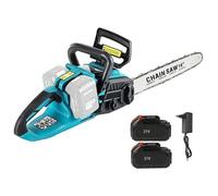 Tronconneuse Sans Fil Avec Batterie 16 Pouces 3500W Moteur Sans Balais Tronconneuse A Batterie Pour Makita 18V B Serie 2 Batteries