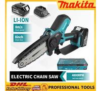 Tronçonneuse sans fil Makita 18V pour le travail du bois, petite tronçonneuse portative de 6 pouces, mini tronçonneuse électrique pour l'abattage No Battery