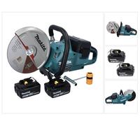 Tronçonneuse sans fil Makita DCE 090 G2X1 36 V (2x 18 V) 230 mm sans balais + 2 batteries 6,0 Ah - sans chargeur