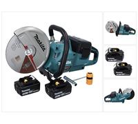 Tronçonneuse sans fil Makita DCE 090 T2X1 36 V (2x 18 V) 230 mm sans balais + 2 batteries 5,0 Ah - sans chargeur