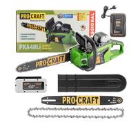 Tronçonneuse sans fil Procraft PKA48Li 40 V 406 mm sans balais + 1 batterie 8,0 Ah + chargeur