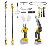 Tronçonneuse & sécateur sans fil 4 en 1 pour Dewalt 20V (sans batterie)